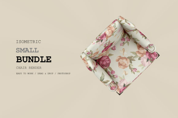 Isometric Armchair 3D Rendering Pac 130: A Versatile Asset for Modern Design Projects