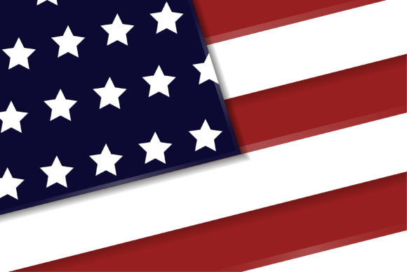 United State Flag Background Design